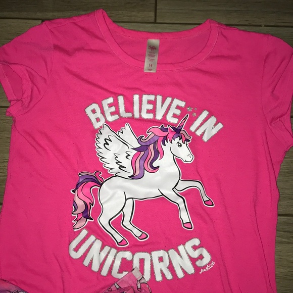 Justice Other - Justice 2 piece pj set unicorns 🦄 size 14
